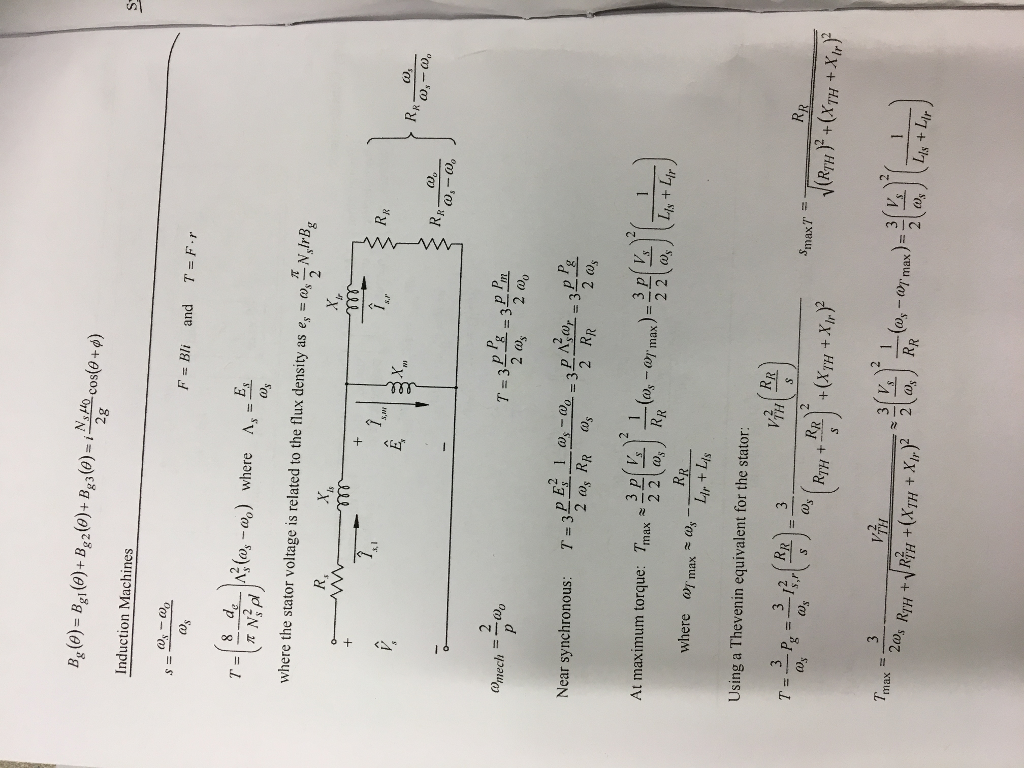 Problem 3. An induction motor is fed from a | Chegg.com
