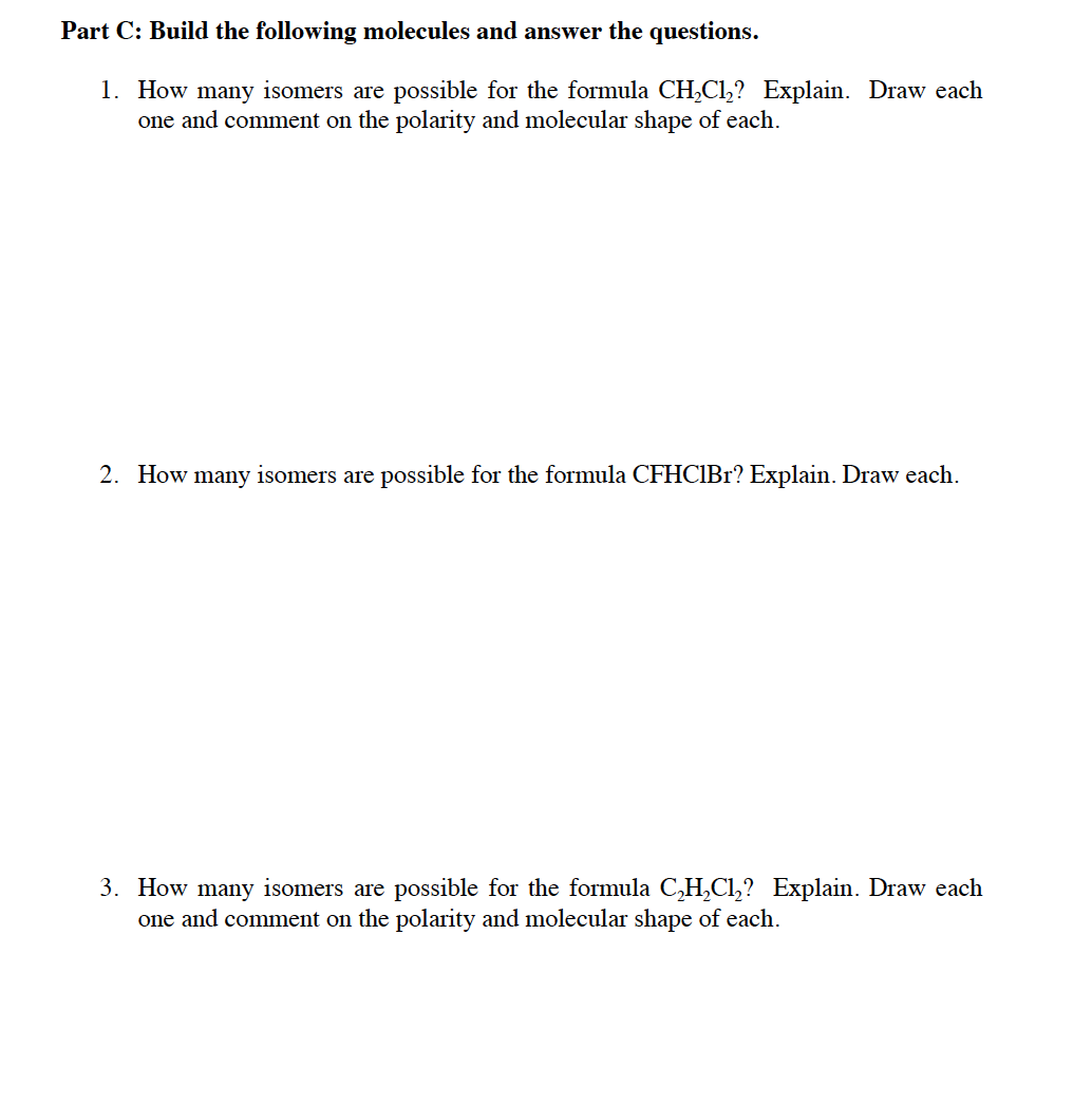 Solved How many isomers are possible for the formula | Chegg.com