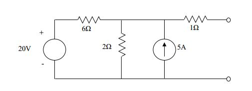 Solved Find the Thevenin equivalent of the circuit shown in | Chegg.com