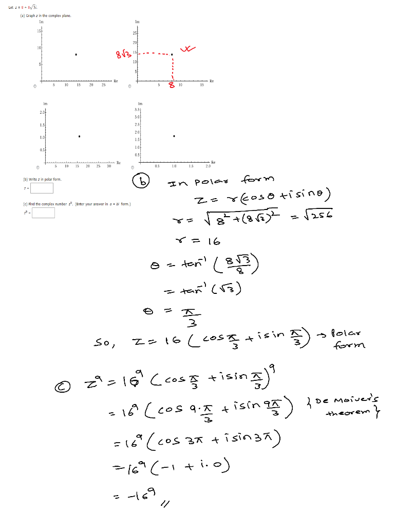 Solved 3 Graph Z In The Complex Plane Im 5 10 15 2025 Im Chegg