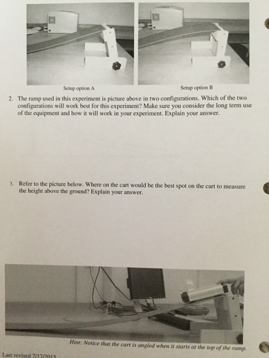 Solved Question: How is the speed of an object moving down a | Chegg.com