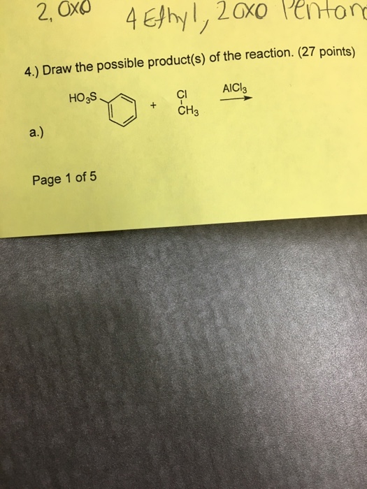 Solved Draw The Possible Product(s) Of The Reaction. | Chegg.com