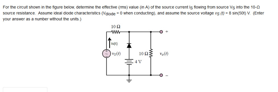 Solved For The Circuit Shown In The Figure Below, Determine | Chegg.com