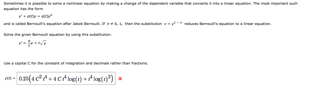 Solved Sometimes It Is Possible To Solve A Nonlinear | Chegg.com