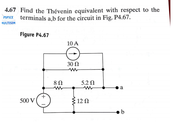 Solved Find The Thevenin Equivalent With Respect To The