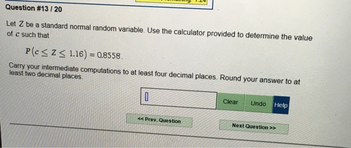 Solved Let Z be a standard normal random variable Use the | Chegg.com