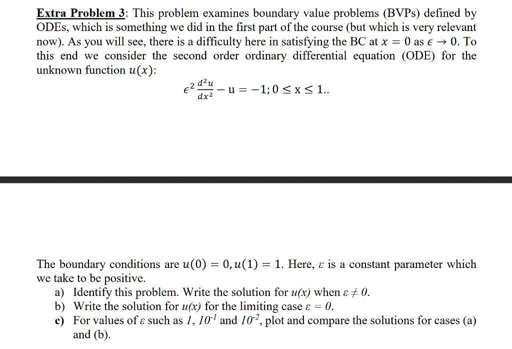 Extra Problem 3 This Problem Examines Boundary Value Chegg Extra Problem 3 This Problem Examines Boundary Value Chegg