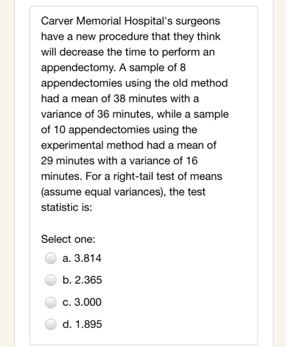 hypothesis exam questions and answers