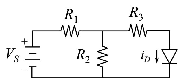 Diode R1 Vs R3 Solved given the following circuit, in which R1 = R2 = R3 = | Chegg.com