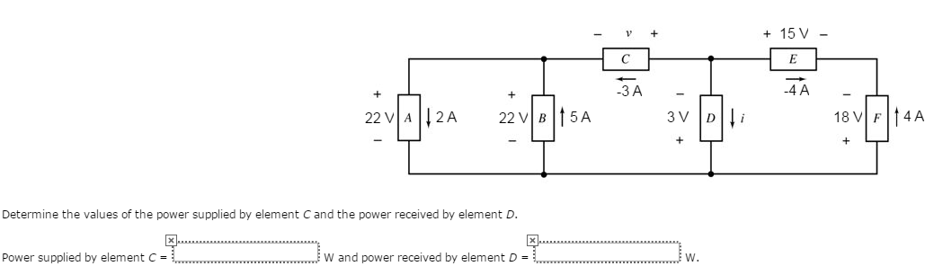 Solved Determine The Values Of The Power Supplied By Element Chegg Solved Determine The Values Of The Power Supplied By Element Chegg