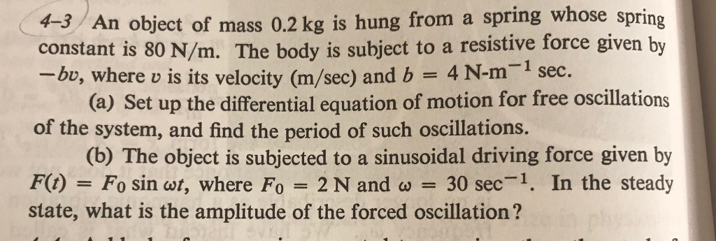 Solved Hello, I need help with this problem. I know that | Chegg.com