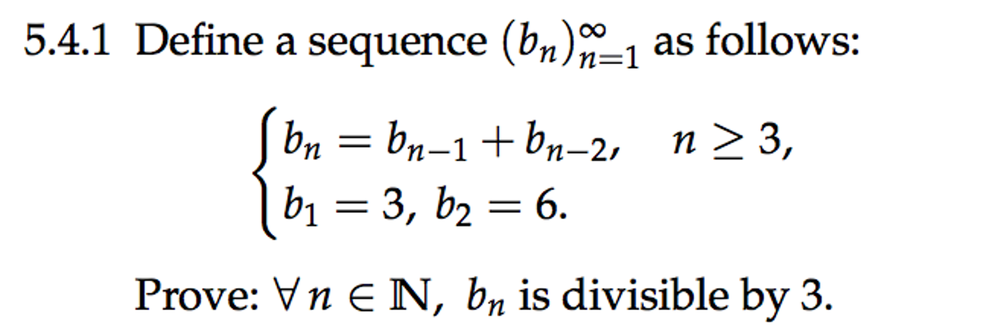 Solved Define A Sequence (b_n)_n = 1^infinity As Follows: | Chegg.com