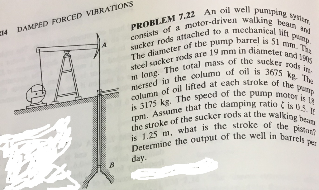 Solved An oil well pumping system consists of a