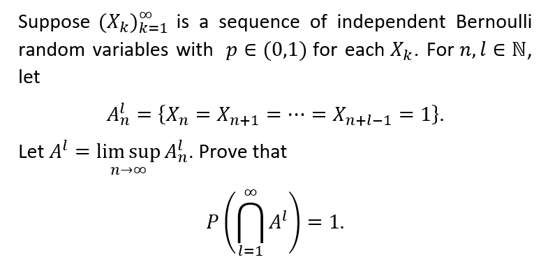 Solved Suppose Xk1 Is A Sequence Of Independent Bernoulli 5804