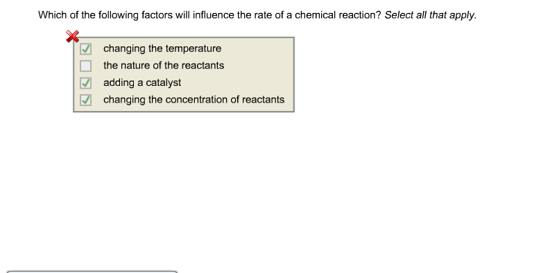 Solved Which of the following factors will influence the | Chegg.com