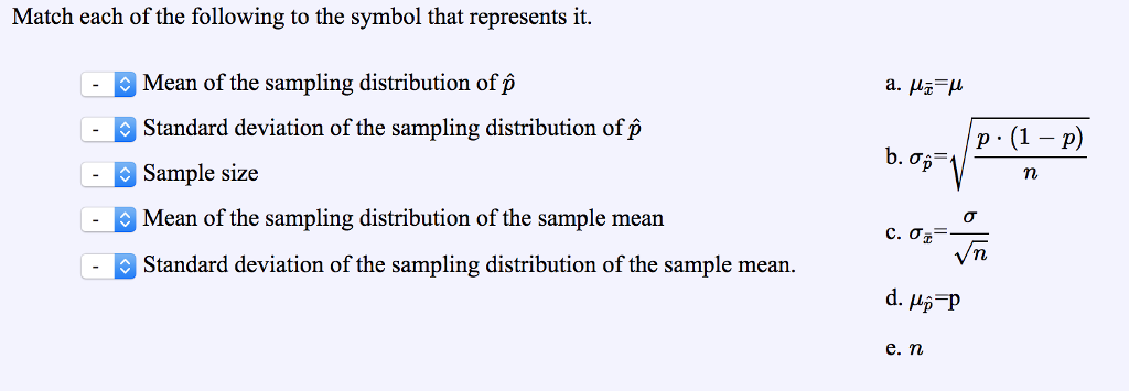 Solved Match Each Of The Following To The Symbol That 7056