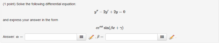Solved Solve The Following Differential Equation Chegg