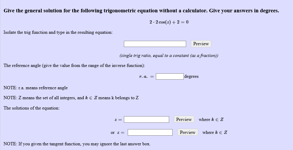 General Solution Questions Solved Give the general solution for the following | Chegg.com
