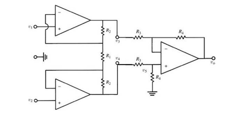 Solved Design A Three Op-amp Instrumentation Amplifier | Chegg.com