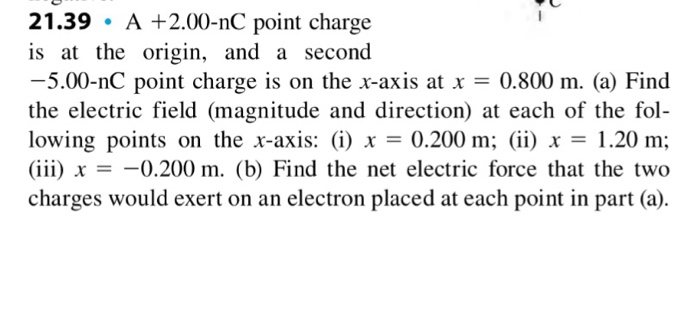 Solved A + 2.00-nC point charge is at the origin, and a | Chegg.com