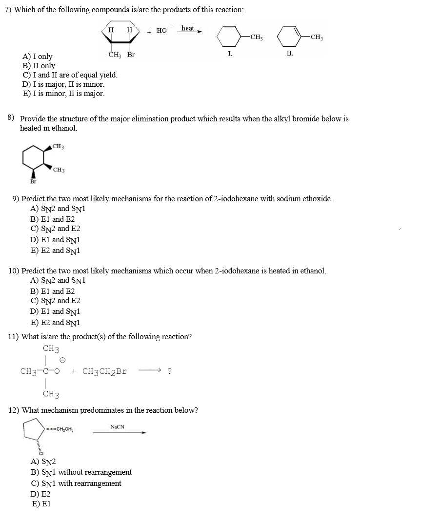 Solved Which of the following compounds is/are the products | Chegg.com