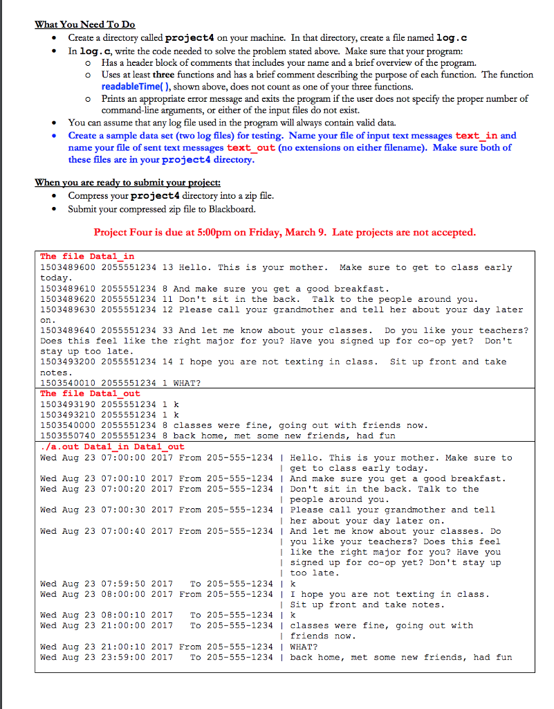 Solved Need this code in C language using | Chegg.com