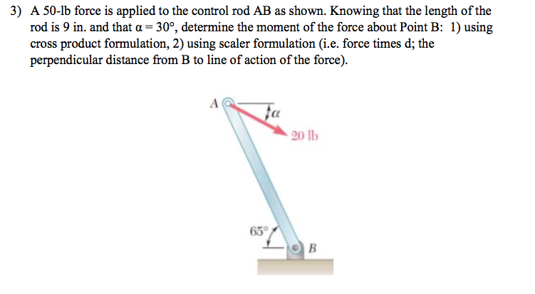 Solved I know how to do the scaler formulation, I think. l = | Chegg.com