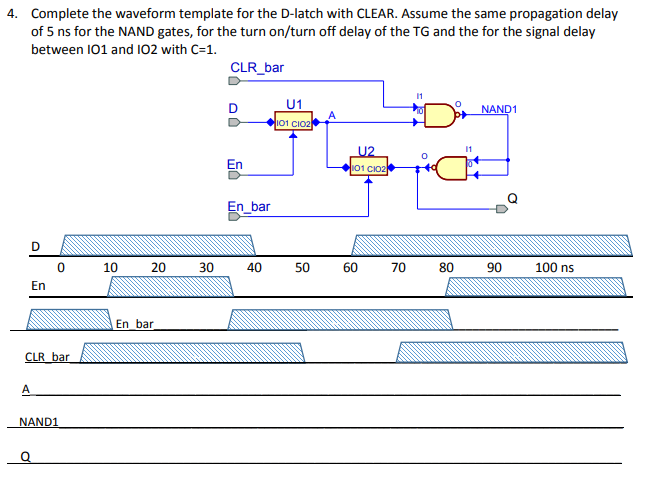 Solved 3 In Sr Latch The Active Low Inputs Sbar And 4609