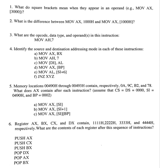 Solved What do square brackets mean when they appear in an