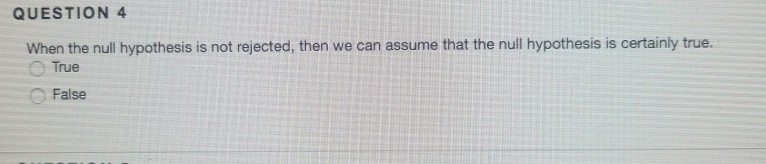 the null hypothesis can be rejected