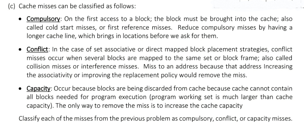 Solved (b) A direct mapped cache with a 4 lines and an | Chegg.com