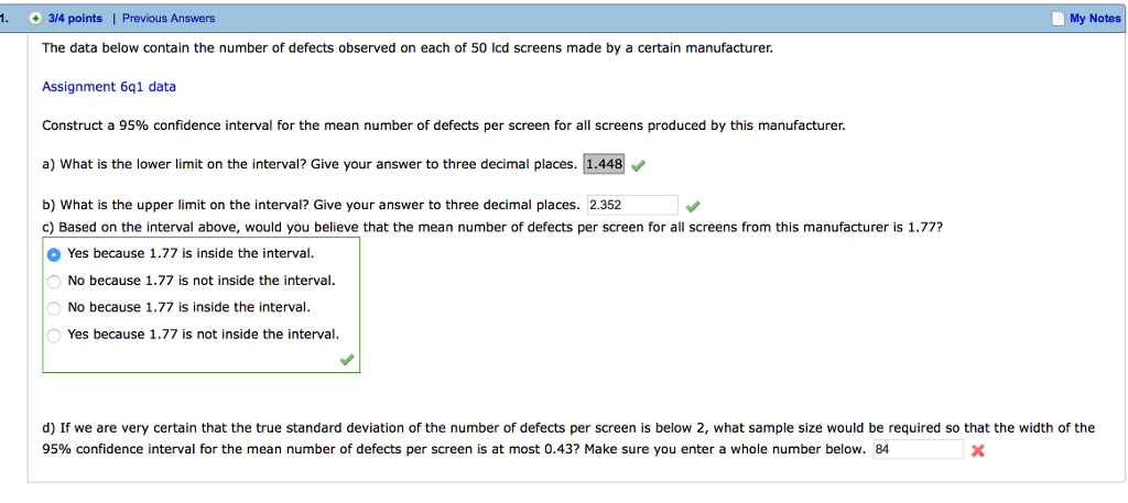 Solved The data below contain the number of defects observed | Chegg.com