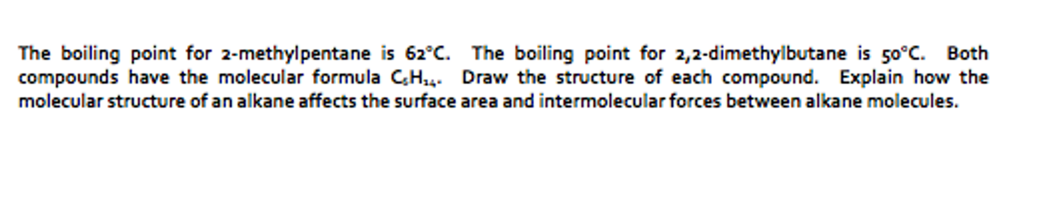 2 2-dimethylpentane boiling point