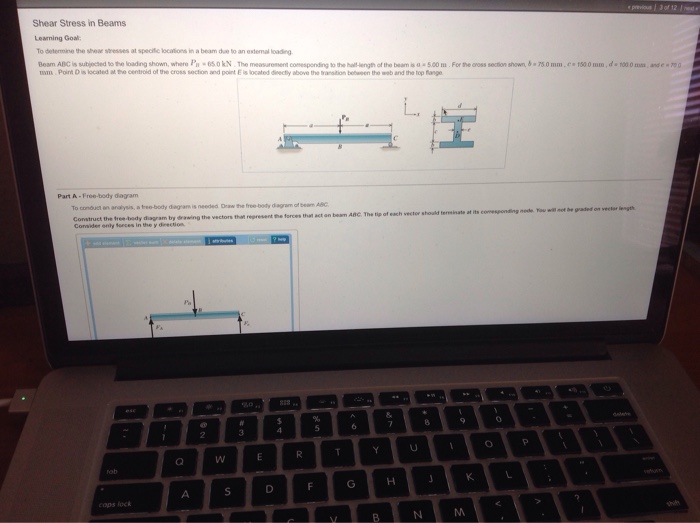 Solved Shear Stress in Beams Learning Goal To detenmine the | Chegg.com