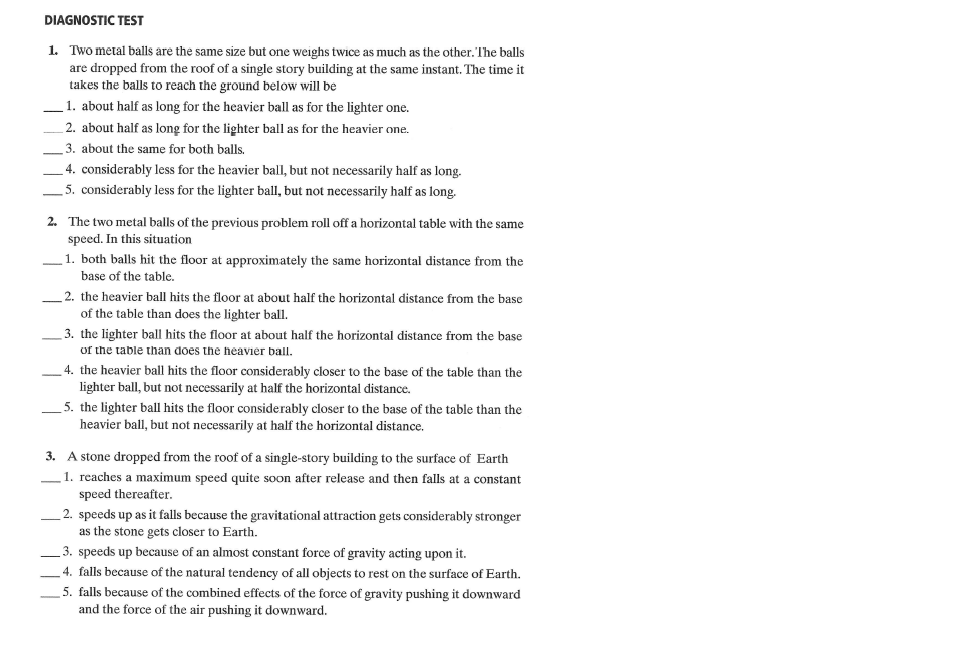 Two metal balls are the same size but one weighs