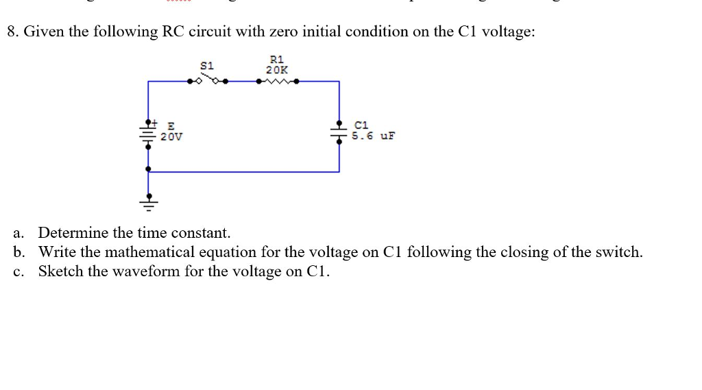 Zero Initial Condition