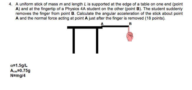 solved-4-a-uniform-stick-of-mass-m-and-length-l-is-chegg