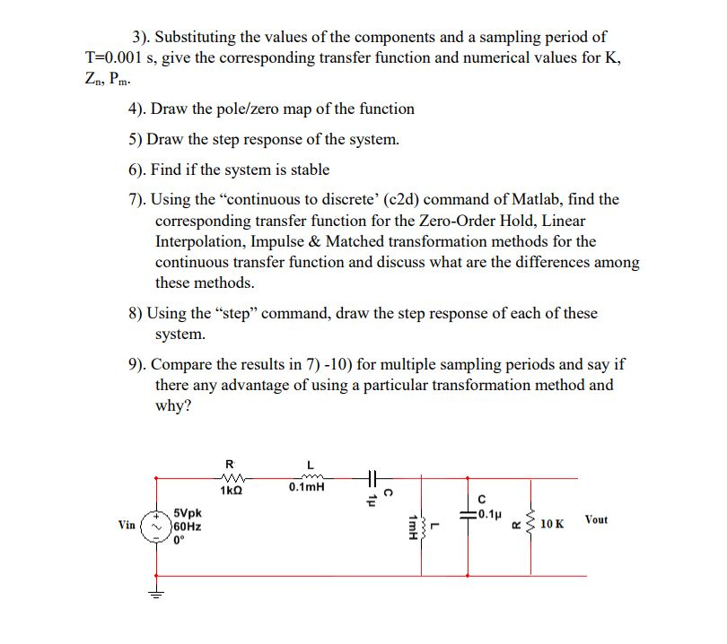 Solved Assignment3 Problem. For The Circuit Given: 1). Using | Chegg.com