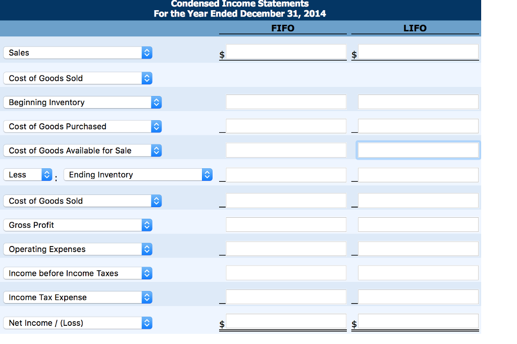 Solved asks your help in determining the comparative effects | Chegg.com