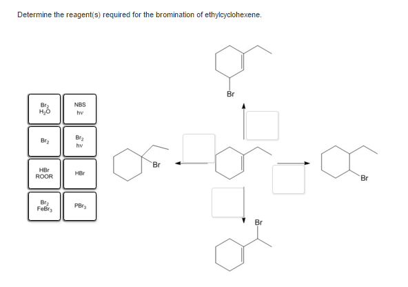 Solved: Determine The Reagent(s) Required For The Brominat&hellip; | Chegg.com