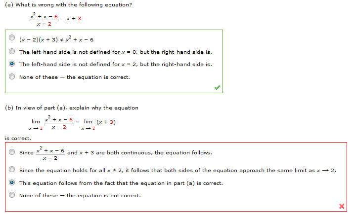 Solved What is wrong with the following equation? In view | Chegg.com