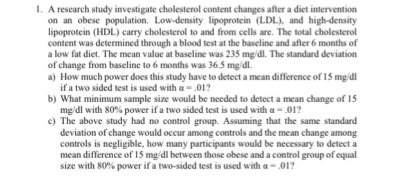 peer reviewed research on cholesterol