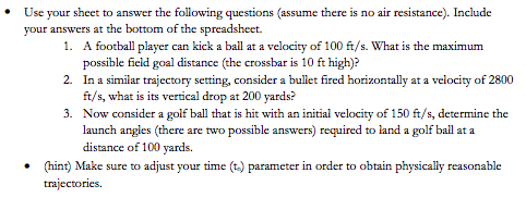 Solved In This Projectile Motion Problem The Projectile Chegg Com