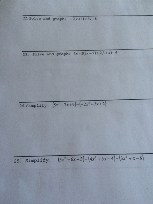 3x 8 2x 1 solve it