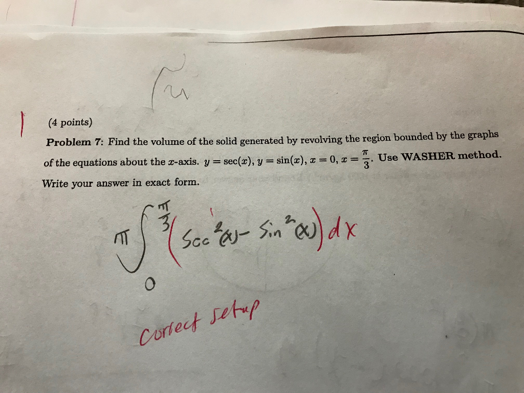 Solved Find The Volume Of The Solid Generated By Revolving | Chegg.com