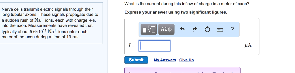Solved Nerve Cells Transmit Electric Signals Through Their Chegg