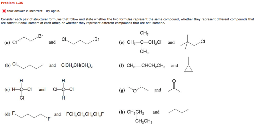 Solved Problem 1.35 Ex Your answer is incorrect. Try again | Chegg.com