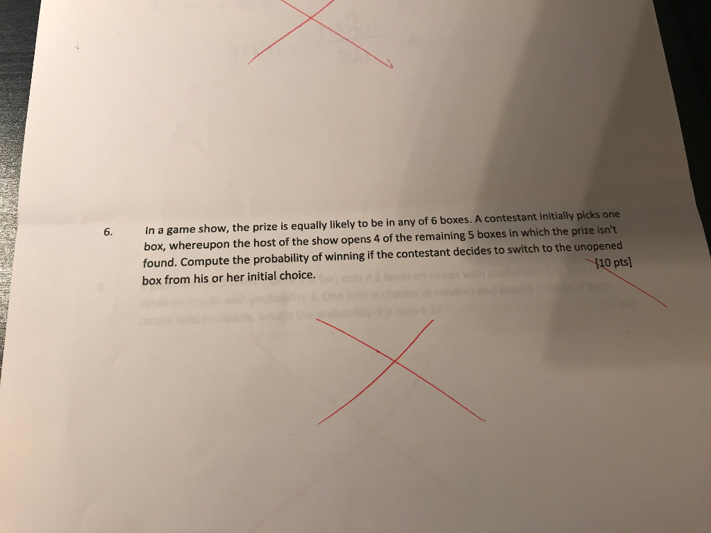 Solved In A Game Show The Prize Is Equally Likely To Be In Chegg