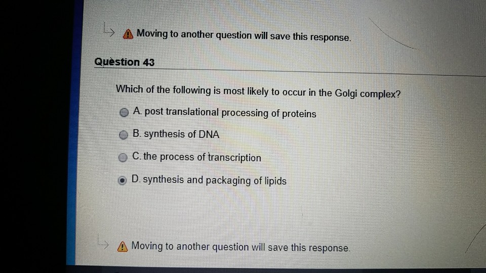 Solved Which of the following is most likely to occur in the | Chegg.com