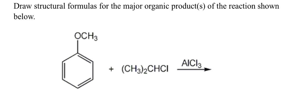 Solved Draw structural formulas for the major organic | Chegg.com